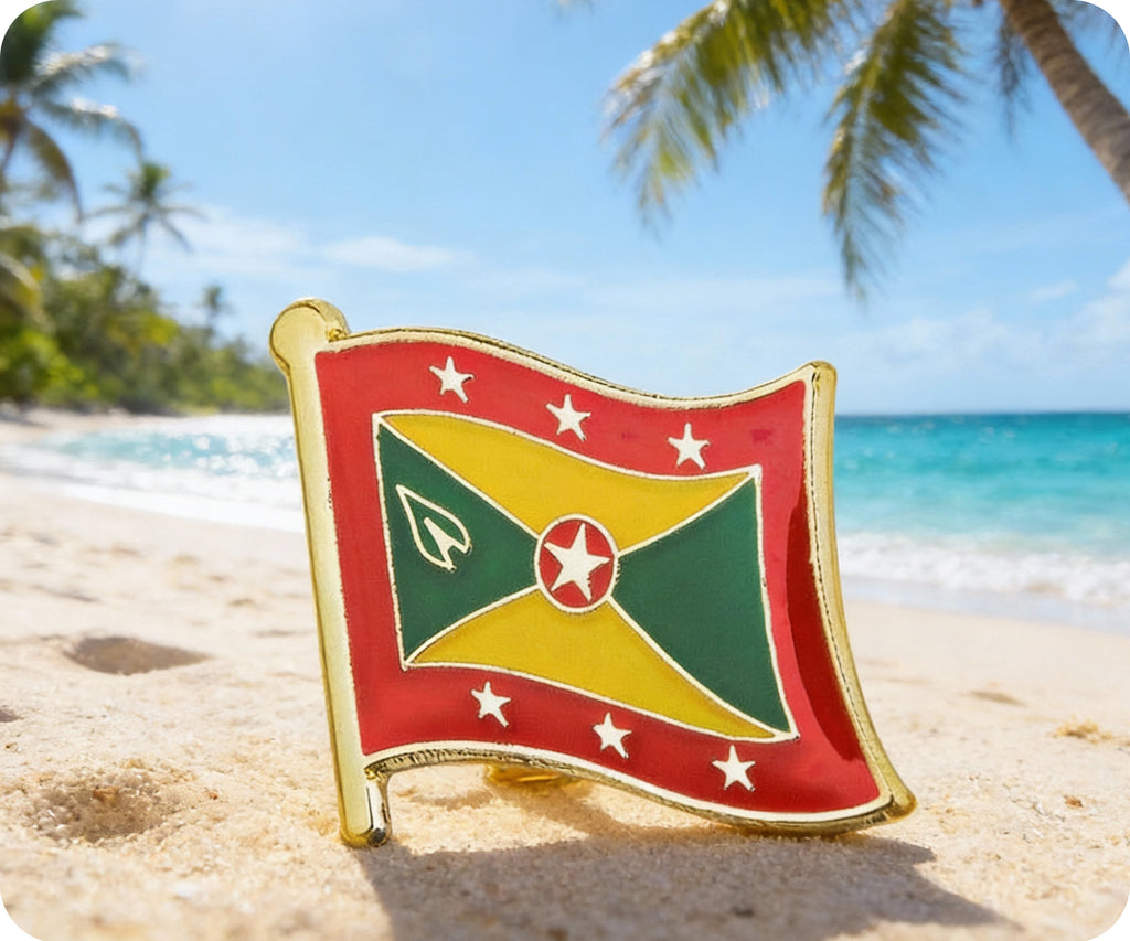 Grenada Flag Pin Badge