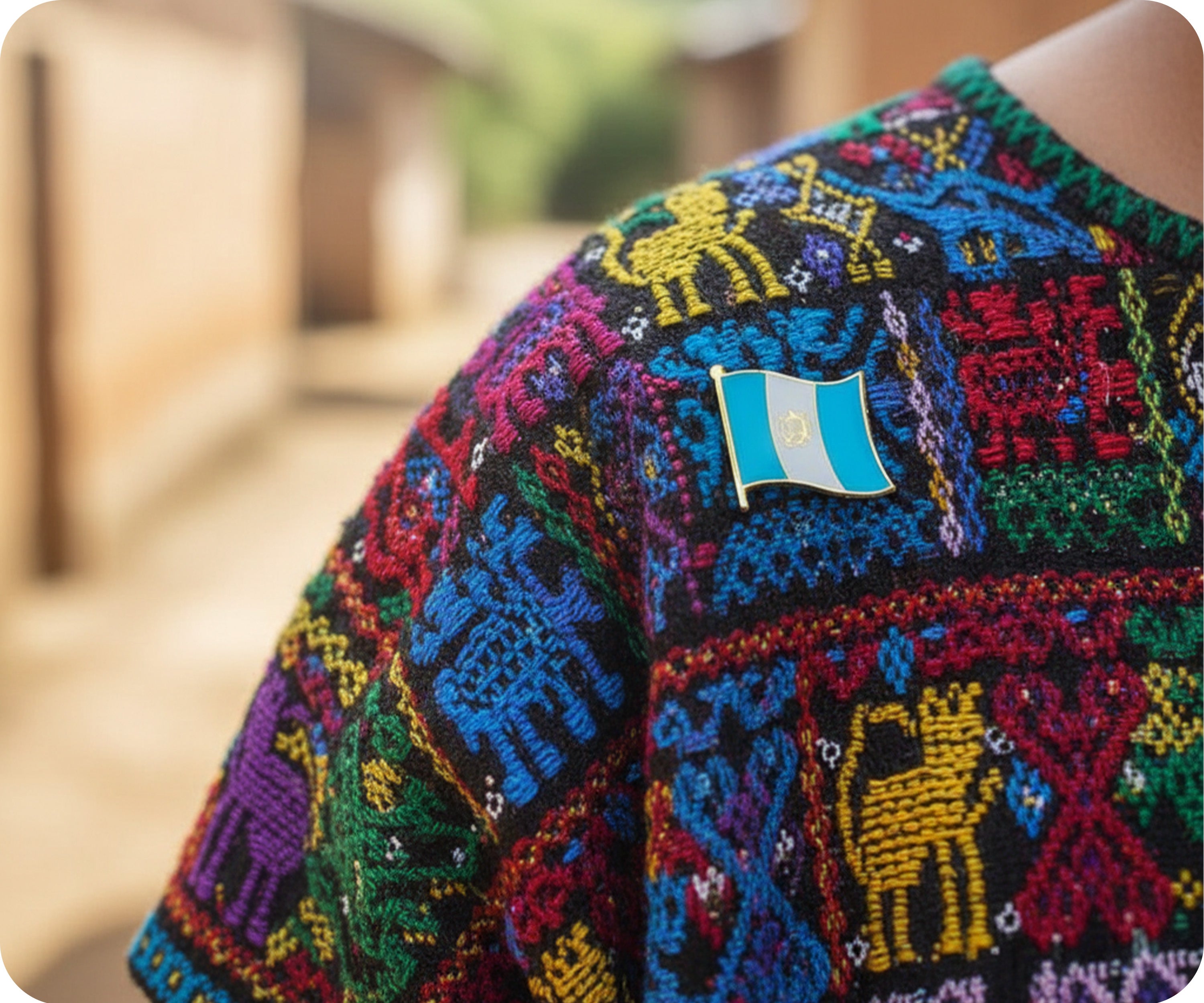 Guatemala Flag Pin Badge