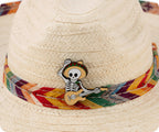 Mariachi Mexican Skeleton Guitar Pin Badge