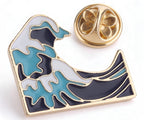 The Great Wave off Kanagawa Pin Badge