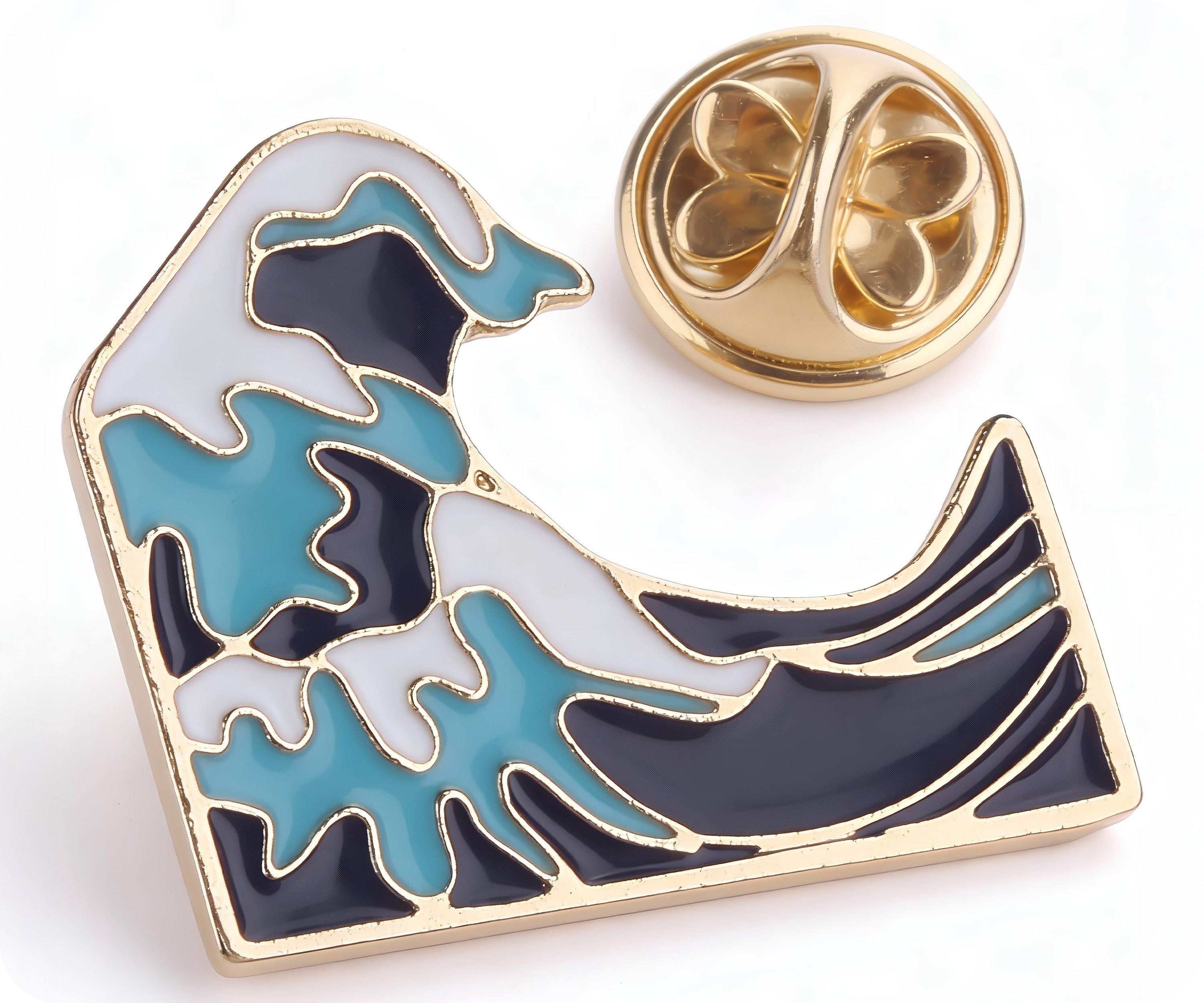 The Great Wave off Kanagawa Pin Badge