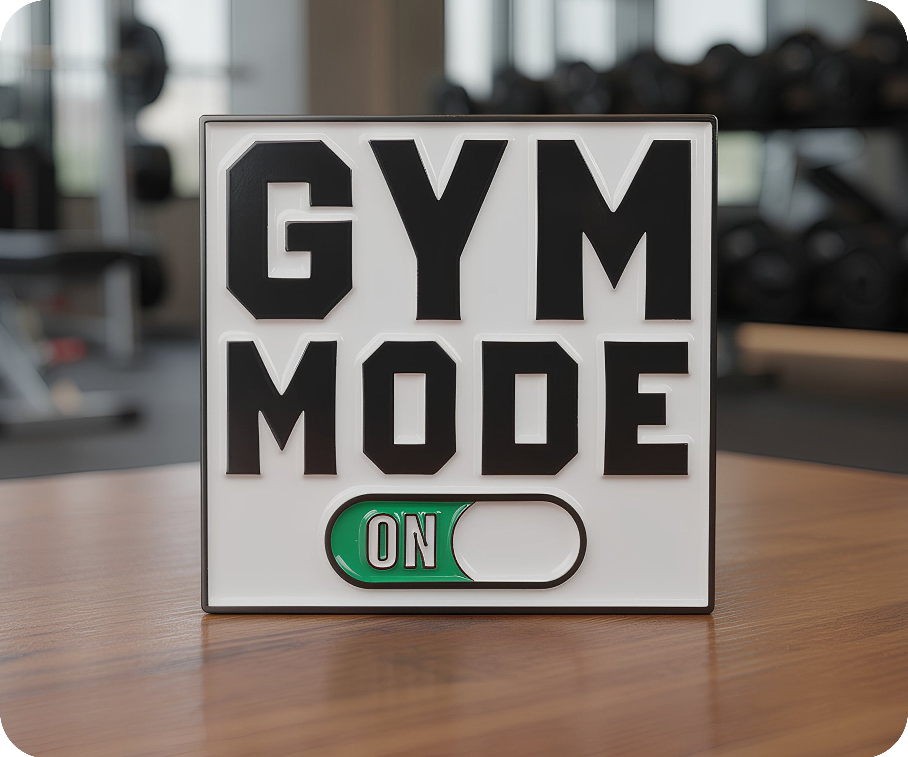Gym Mode On Pin Badge