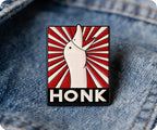 HONK! Goose Soviet USSR Communist Pin Badge