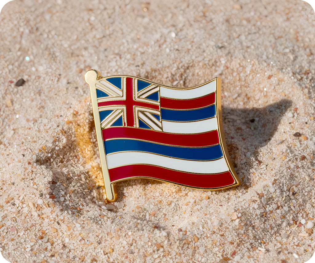 Hawaii Flag Pin Badge