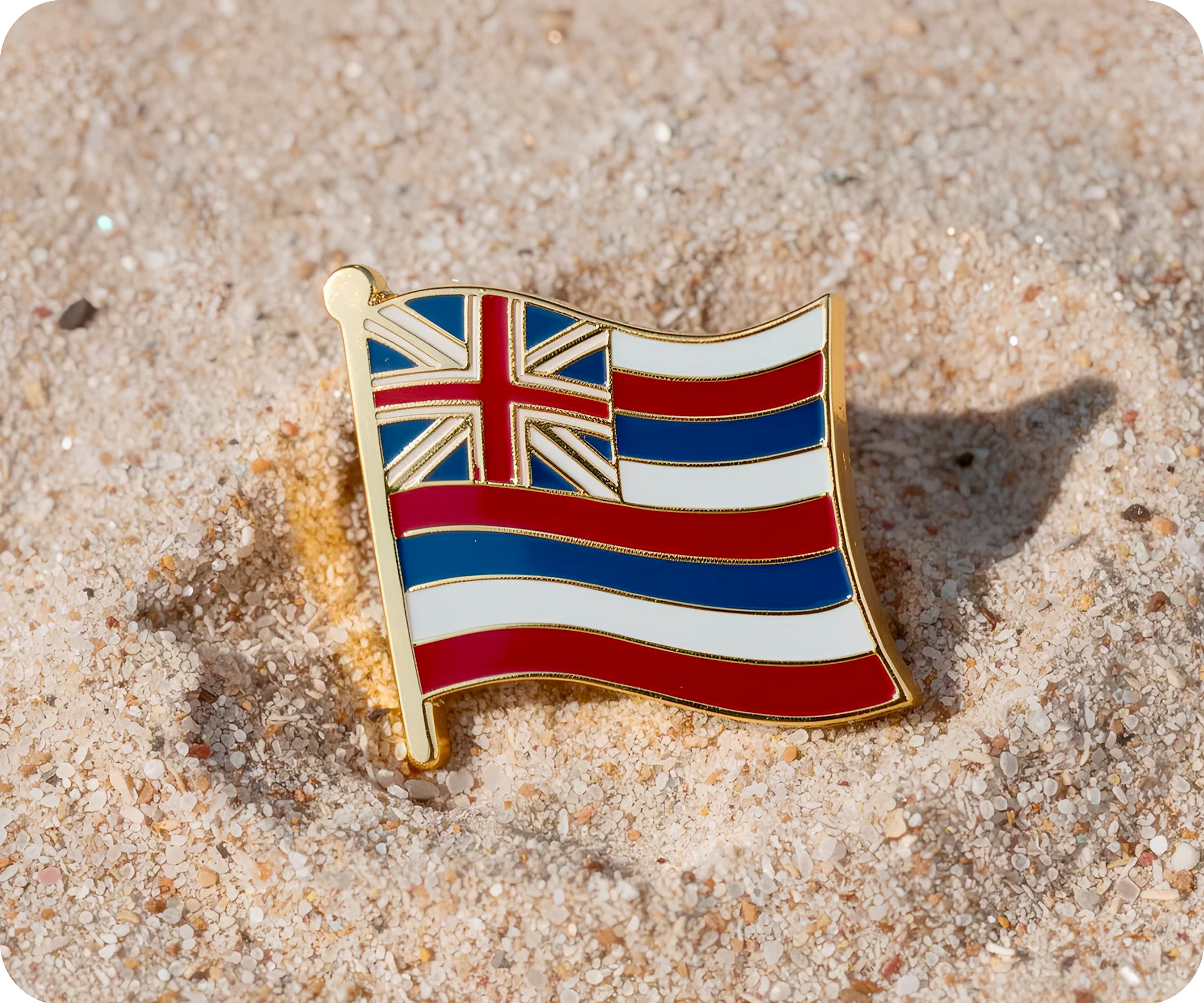 Hawaii Flag Pin Badge