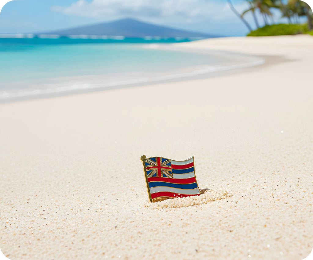 Hawaii Flag Pin Badge