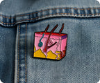 Hair Follicle Dermatology Biology Science Pin Badge