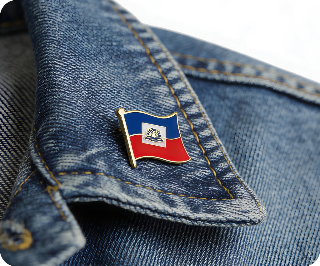 Haiti Flag Pin Badge