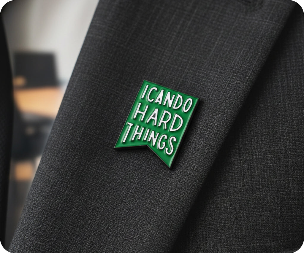 I Can Do Hard Things Pin Badge