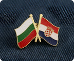 Hungary & Croatia Friendship Pin Badge