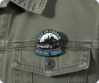 Get In Loser We're Hunting Things Pin Badge