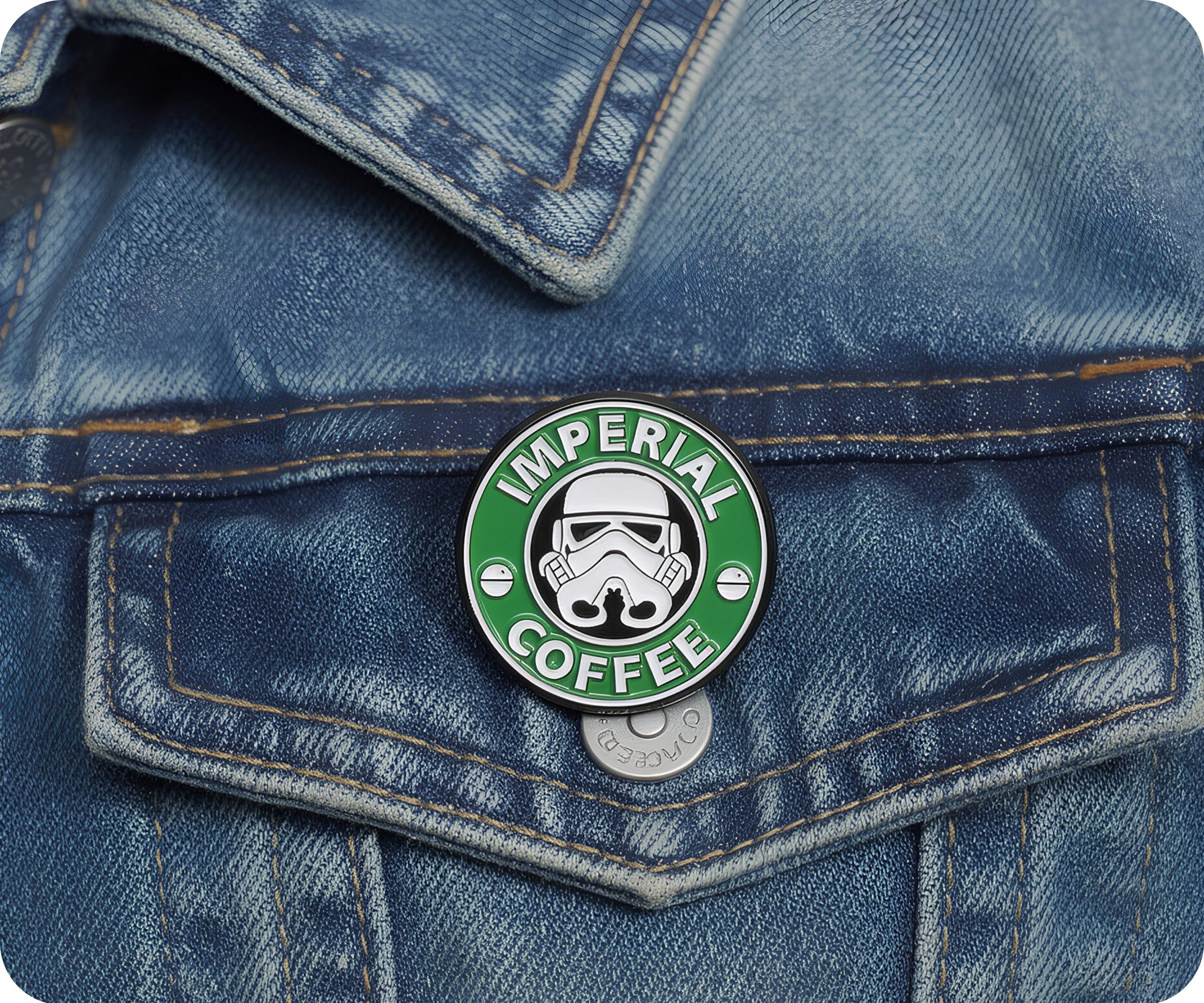 Imperial Coffee Pin Badge