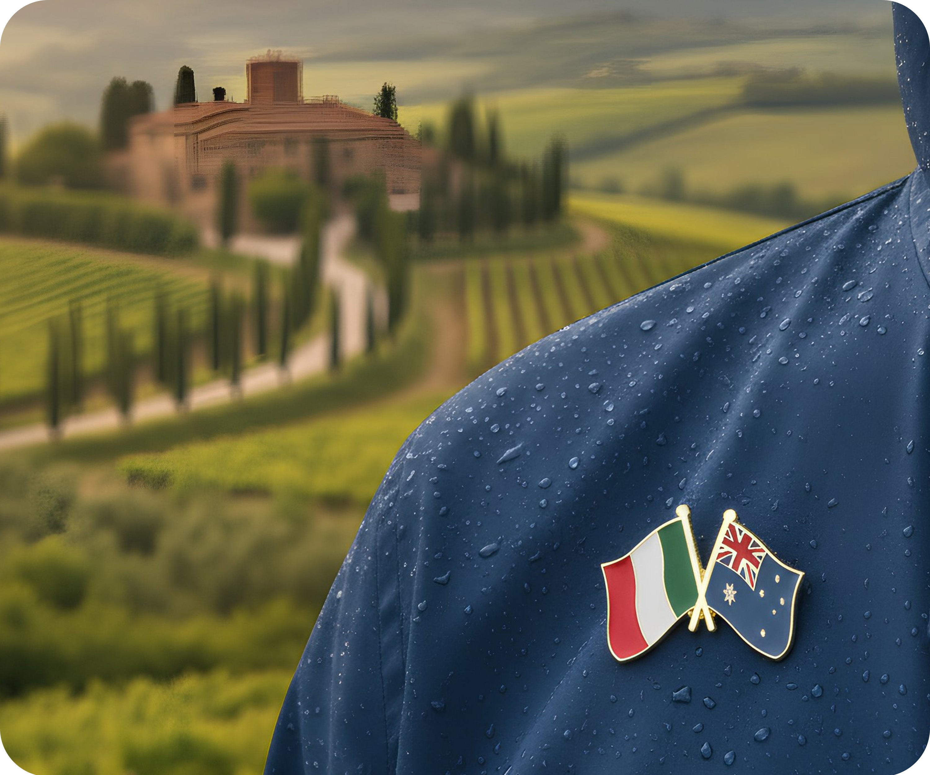 Pin de la amistad entre Italia y Australia  Imagen secundaria del producto