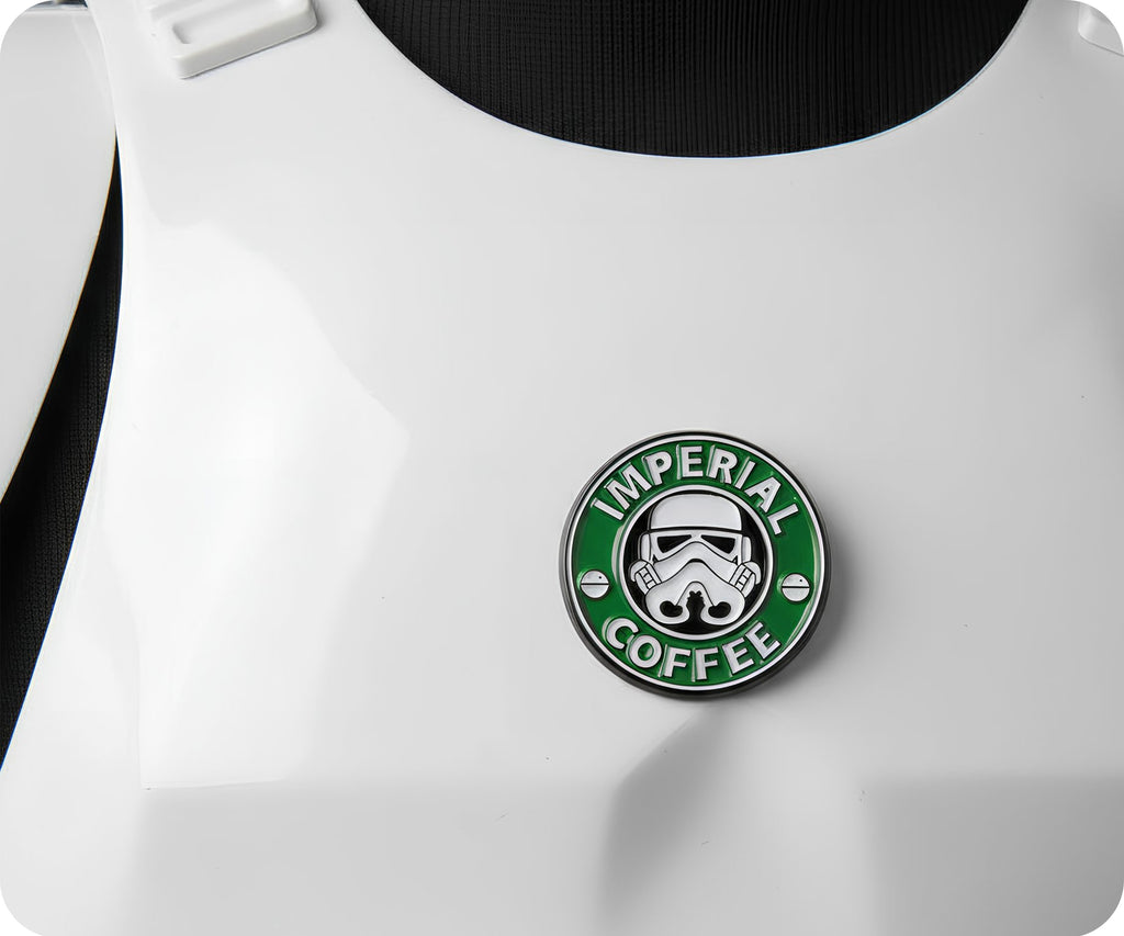 Imperial Coffee Pin Badge