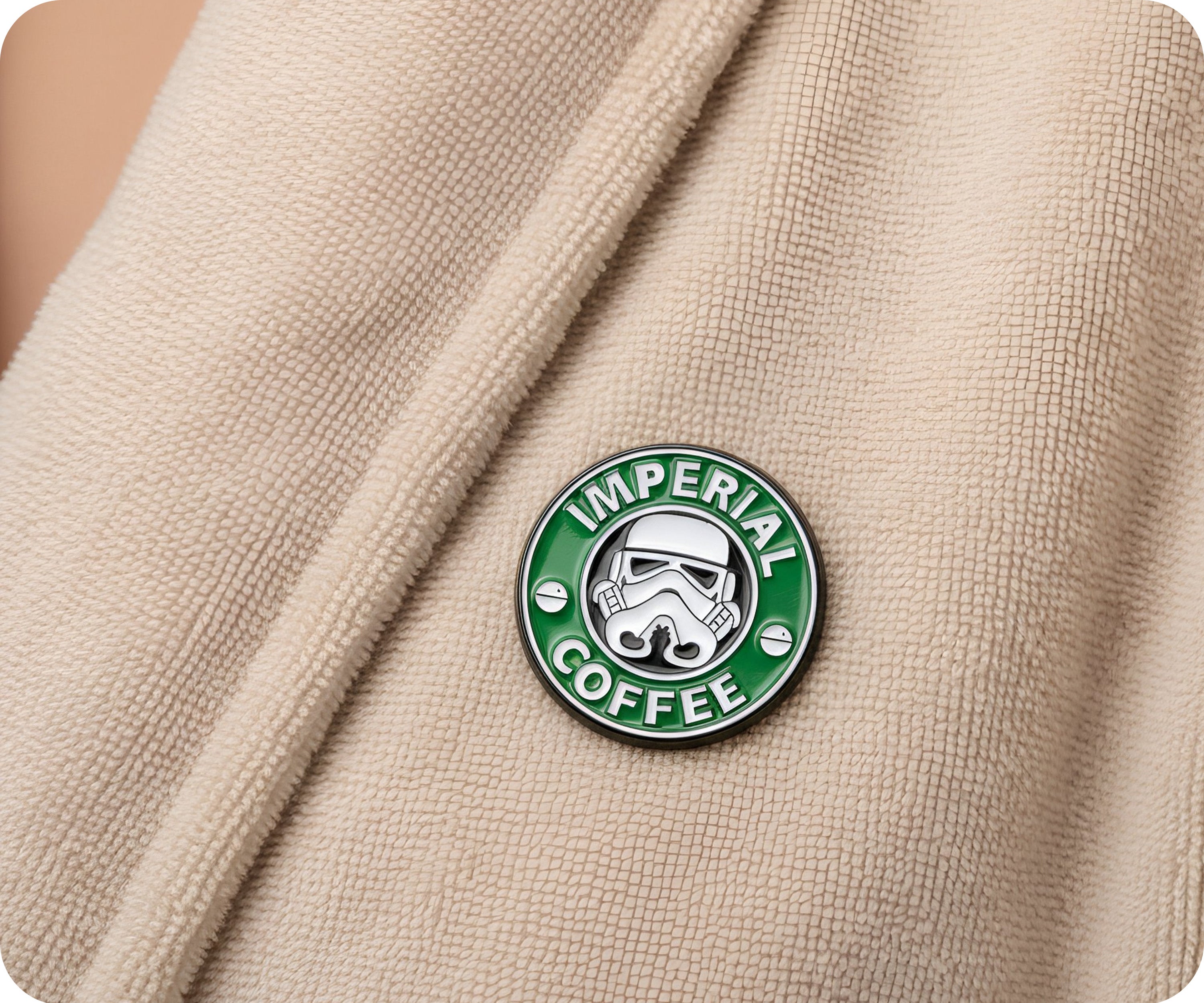Imperial Coffee Pin Badge