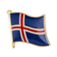 Icland Flag Pin Badge