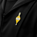 Yellow Potion Bottle Wizard Witch Pin Badge