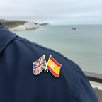 United Kingdom UK & Spain Friendship Pin Badge