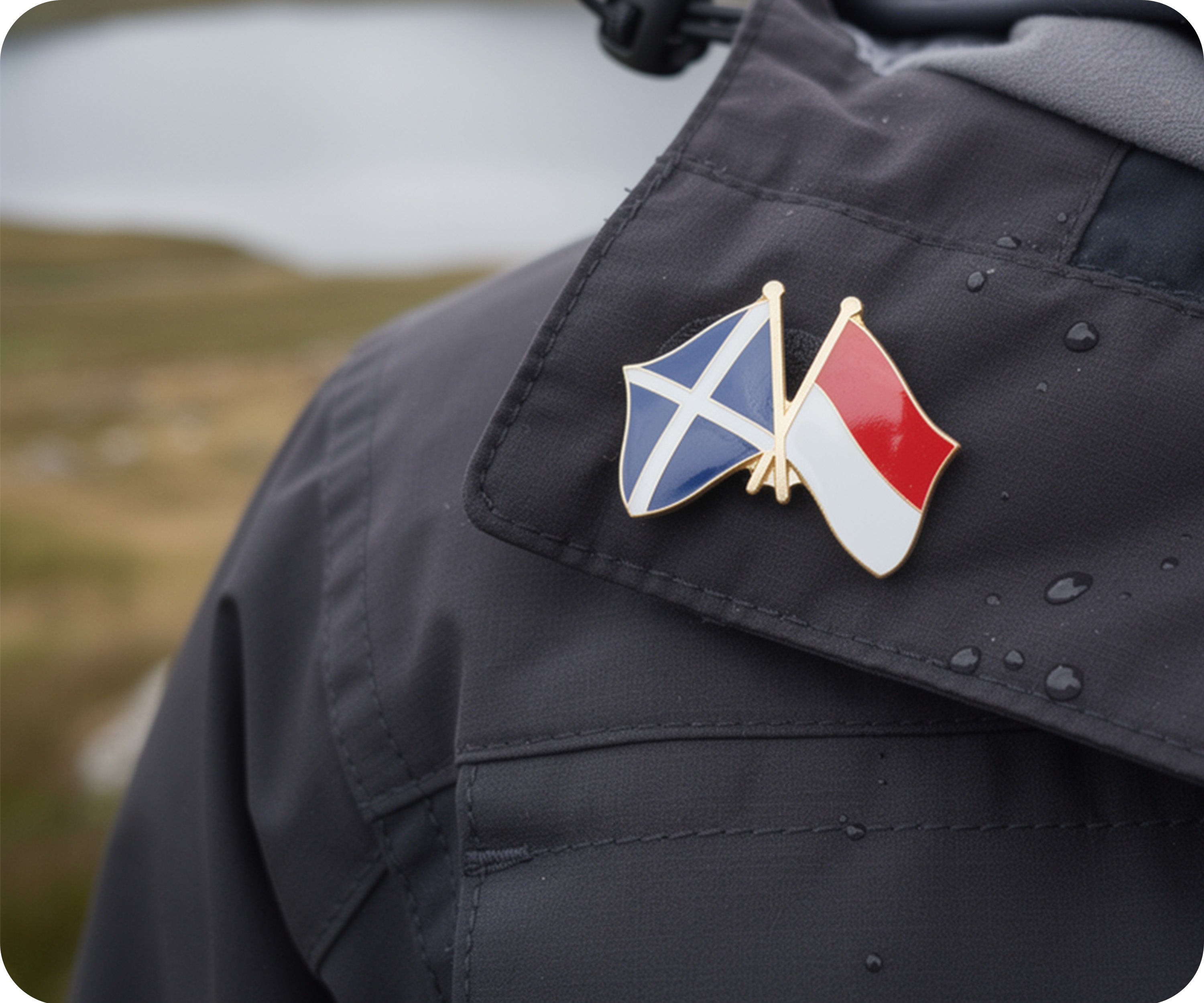 Pin de la amistad entre Escocia e Indonesia Imagen secundaria del producto