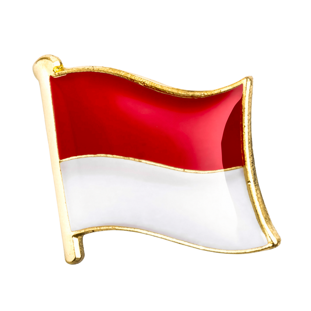 Indonesia Flag Pin Badge