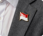 Indonesia Flag Pin Badge