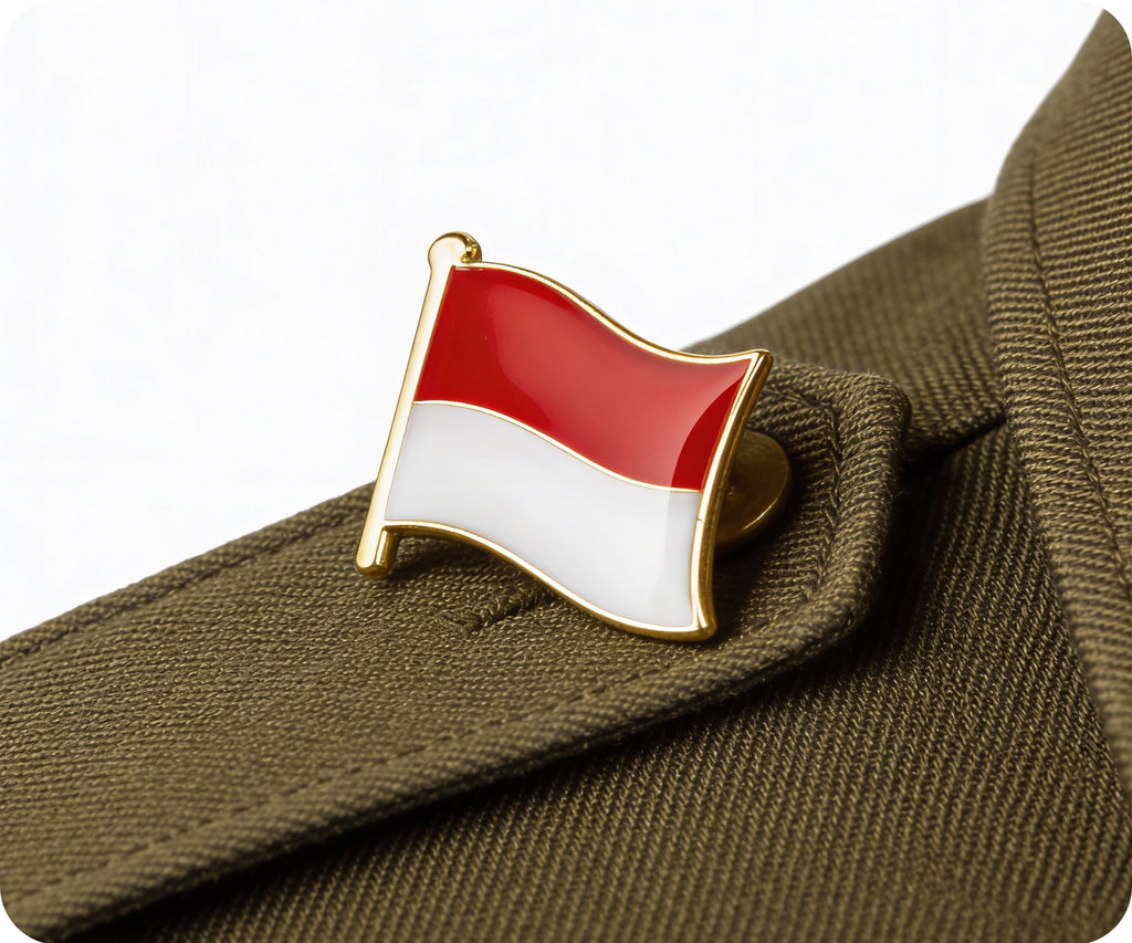 Indonesia Flag Pin Badge