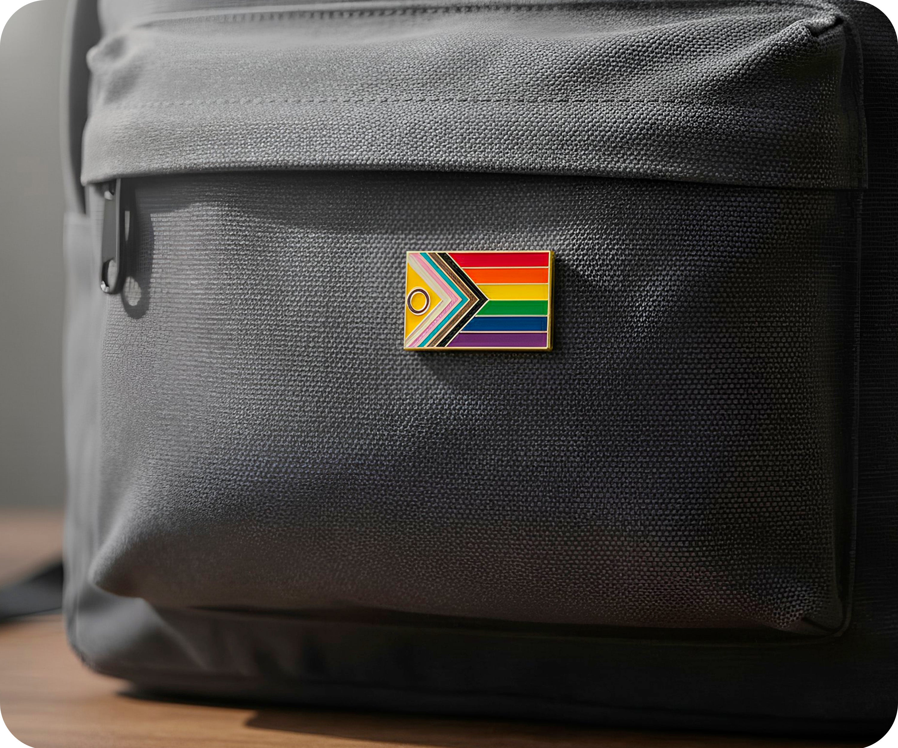 Intersex Inclusive Pride Rectangle Flag Pin Badge
