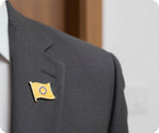 Intersex Flag Pin Badge