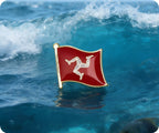 Isle of Man Flag Pin Badge