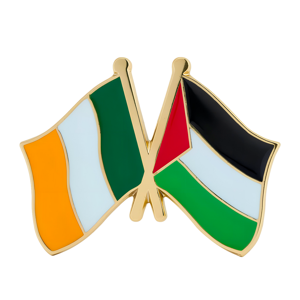 Ireland & Palestine Friendship Pin Badge