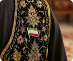 Iran Flag Pin Badge
