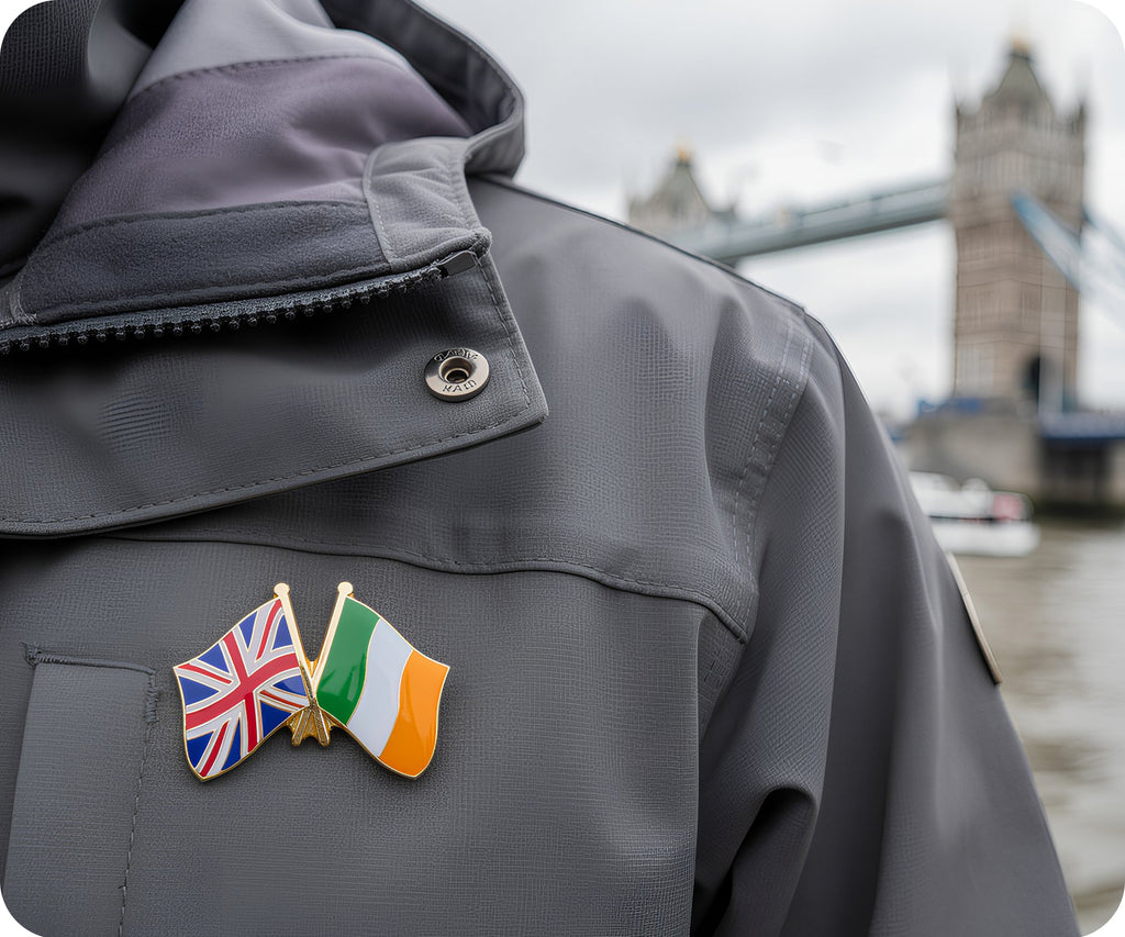 United Kingdom & Ireland Friendship Pin Badge