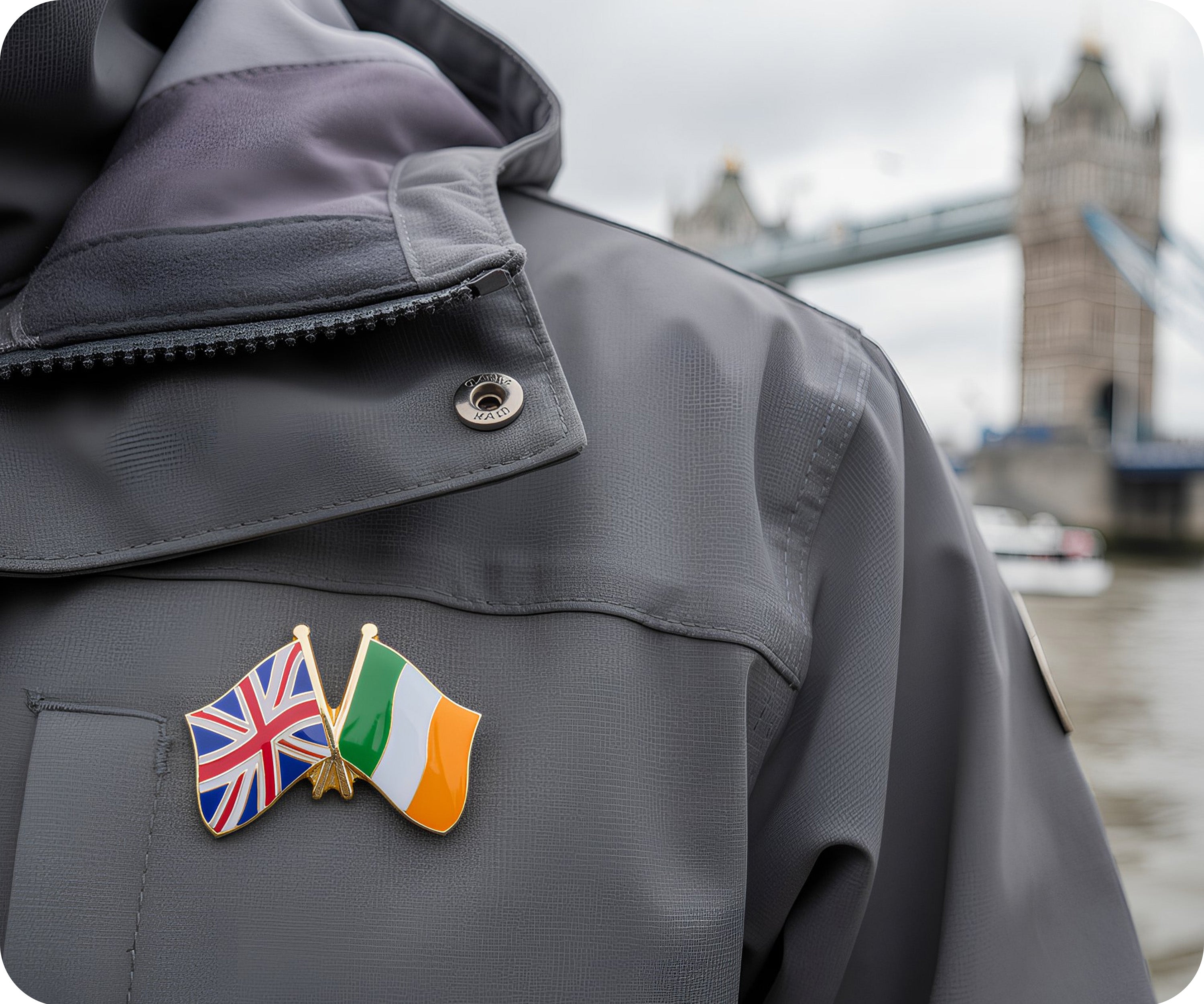 United Kingdom & Ireland Friendship Pin Badge