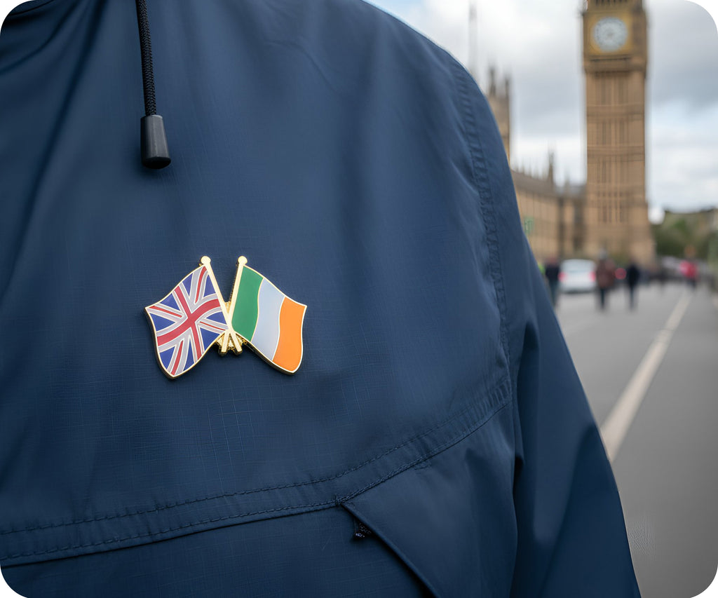 United Kingdom & Ireland Friendship Pin Badge