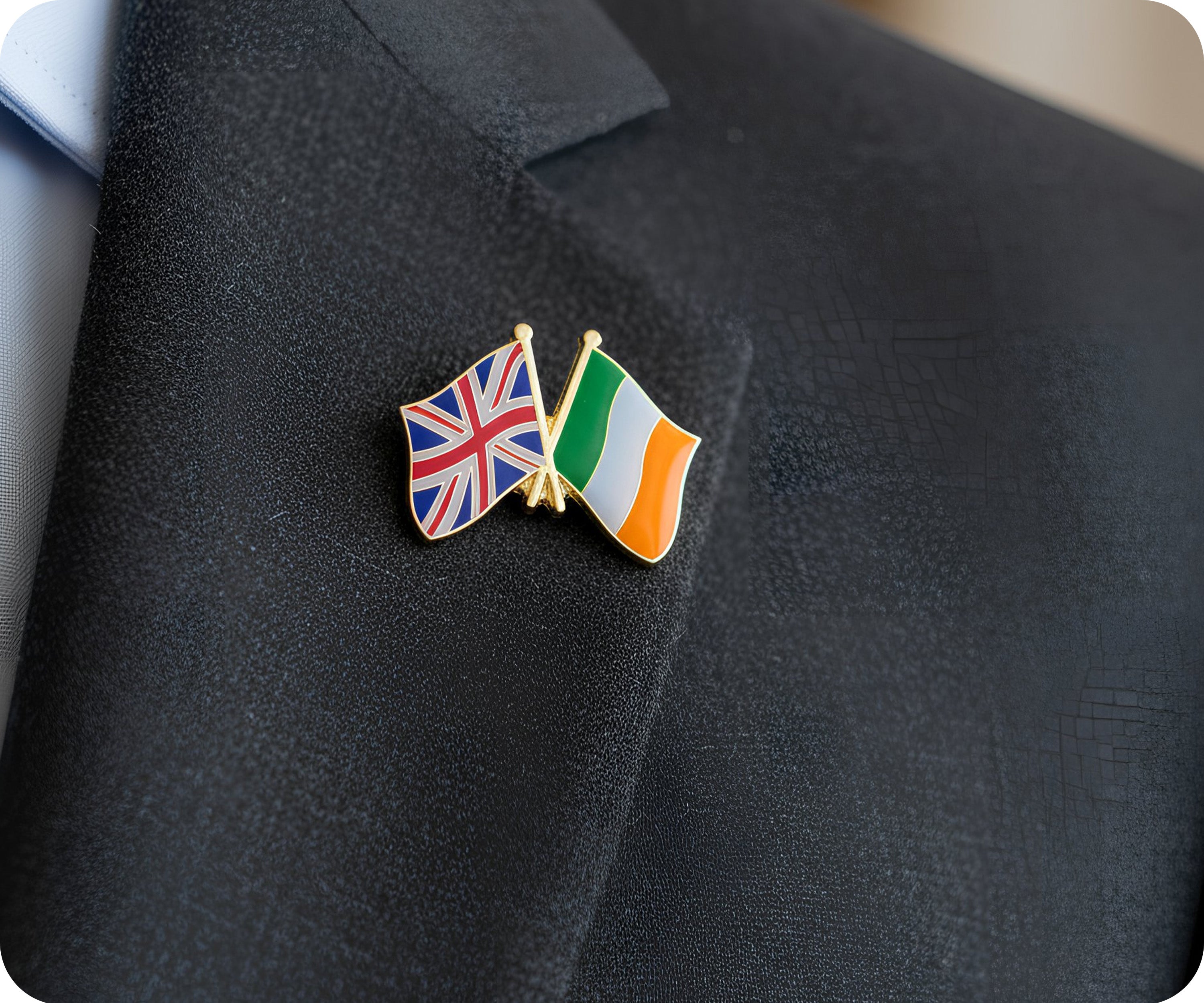 Pin de la amistad entre el Reino Unido e Irlanda Imagen secundaria del producto