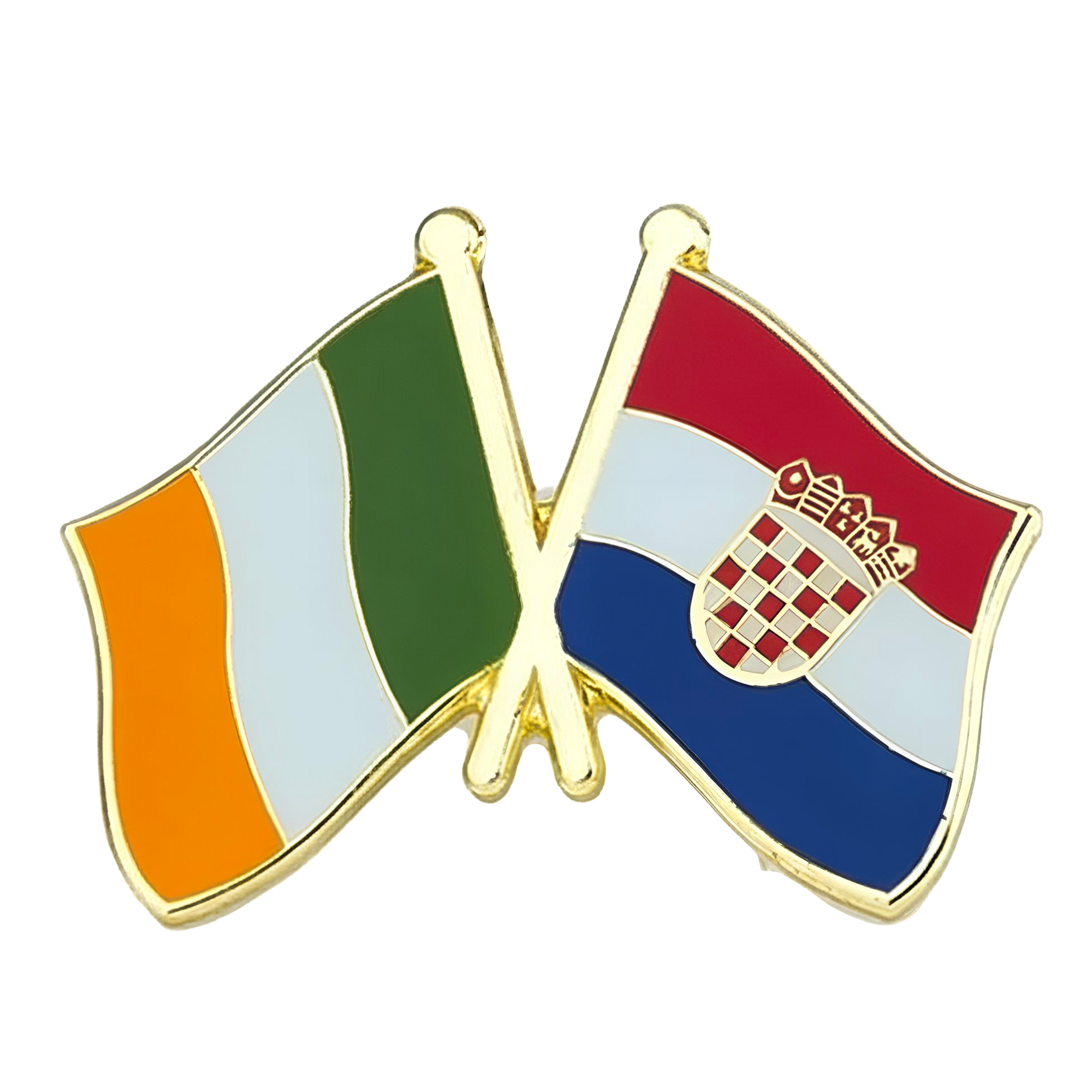 Pin de la amistad entre Irlanda y Croacia Imagen principal del producto