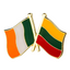 Ireland & Lithuania Friendship Pin Badge