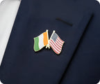 Ireland & USA Friendship Pin Badge