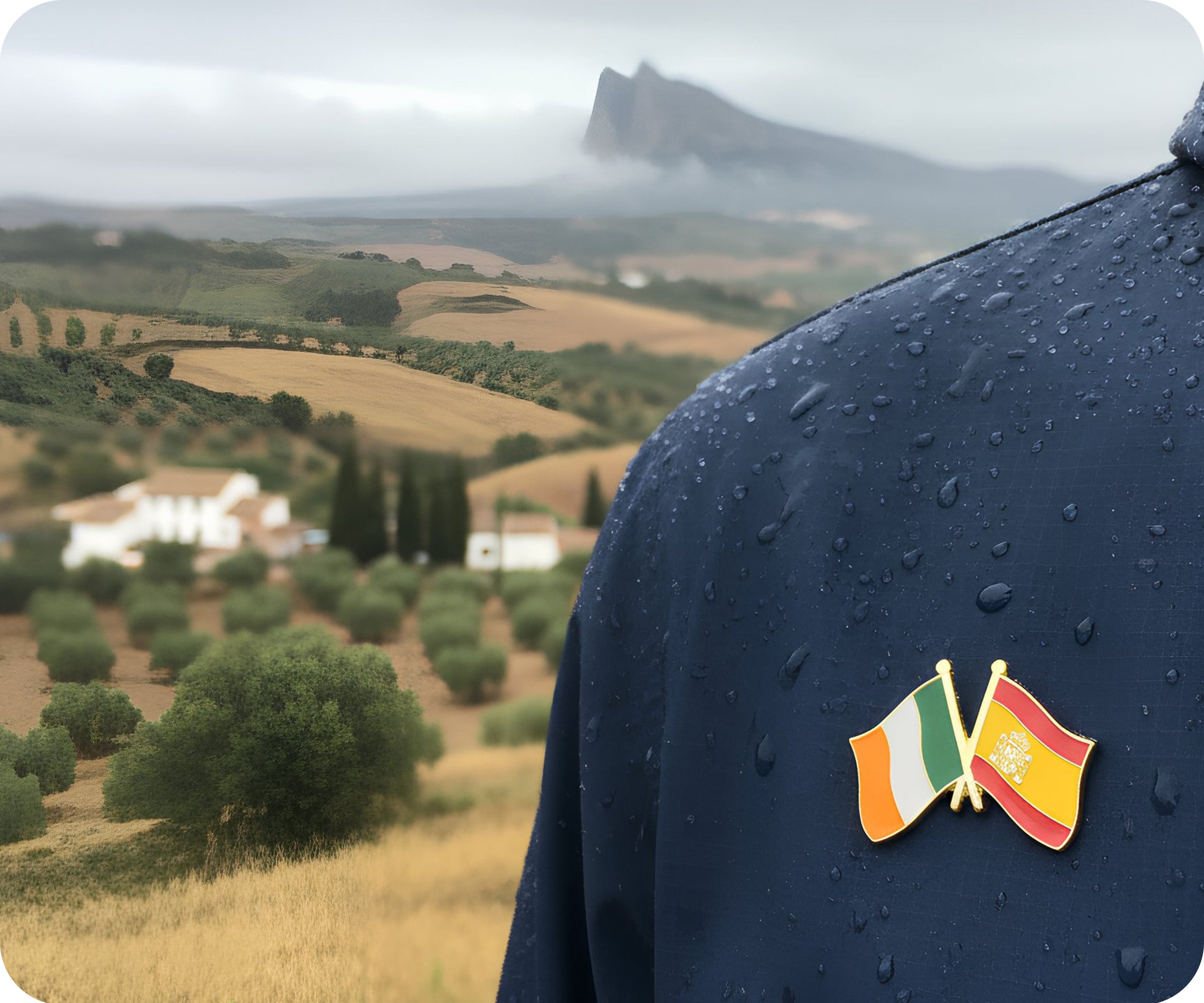 Pin de la amistad entre Irlanda y España Imagen secundaria del producto