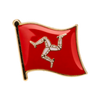 Isle of Man Flag Pin Badge