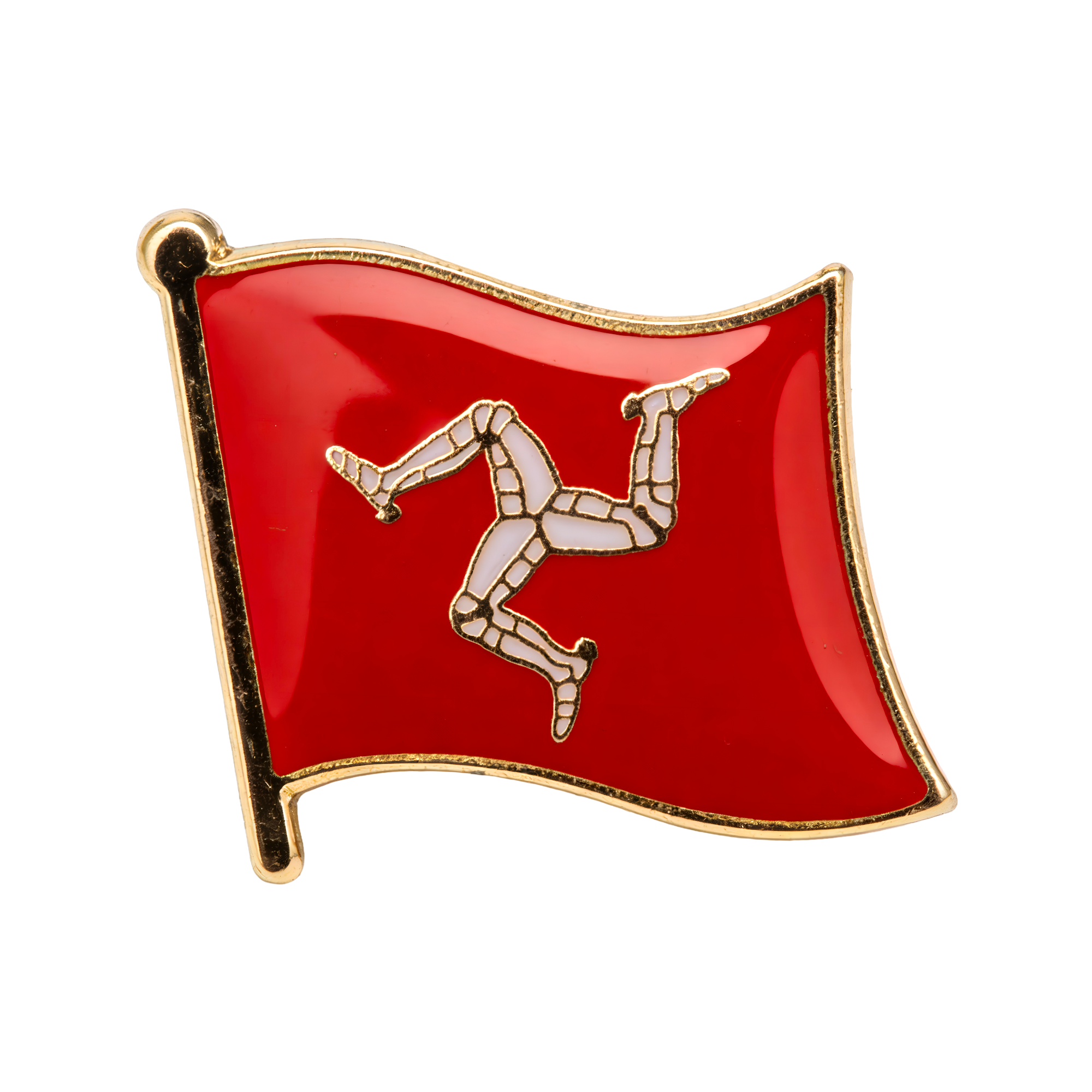 Isle of Man Flag Pin Badge