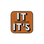 Pronoun It/It's Pin Badge
