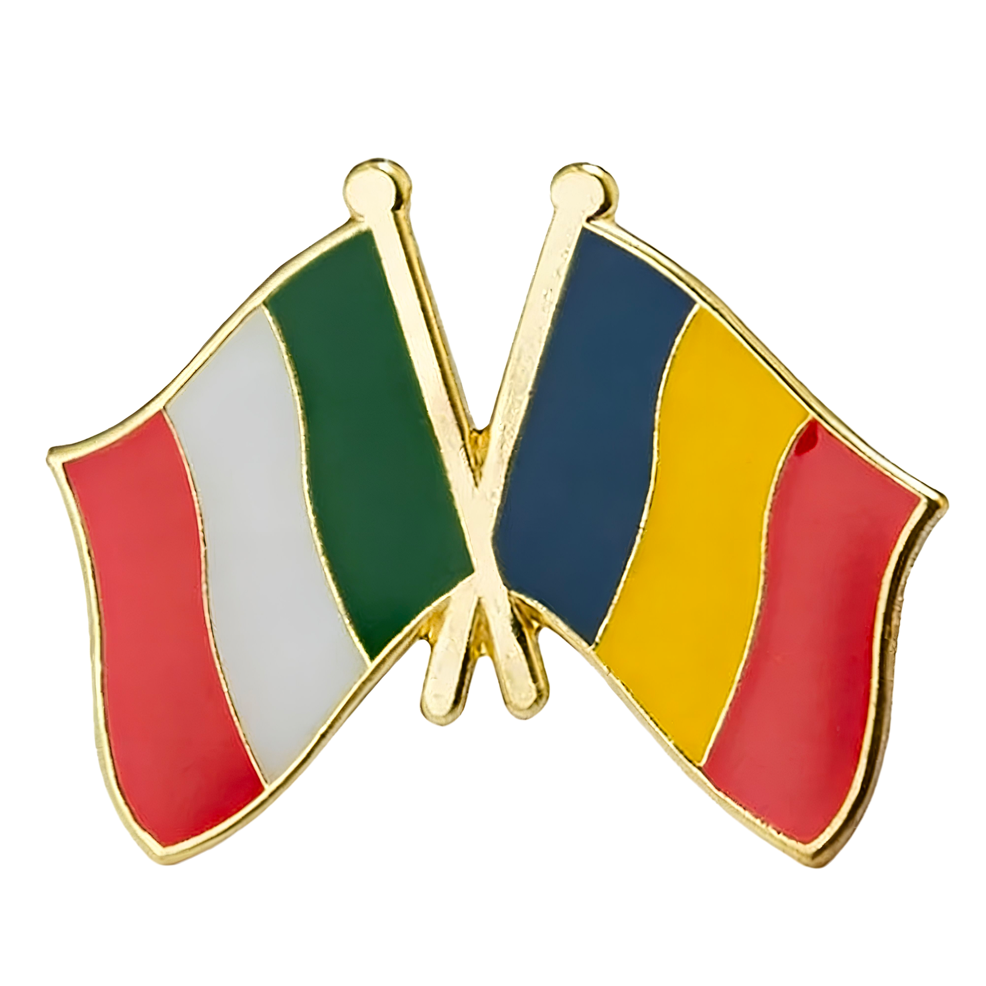 Pin de la amistad entre Italia y Rumanía  Imagen principal del producto