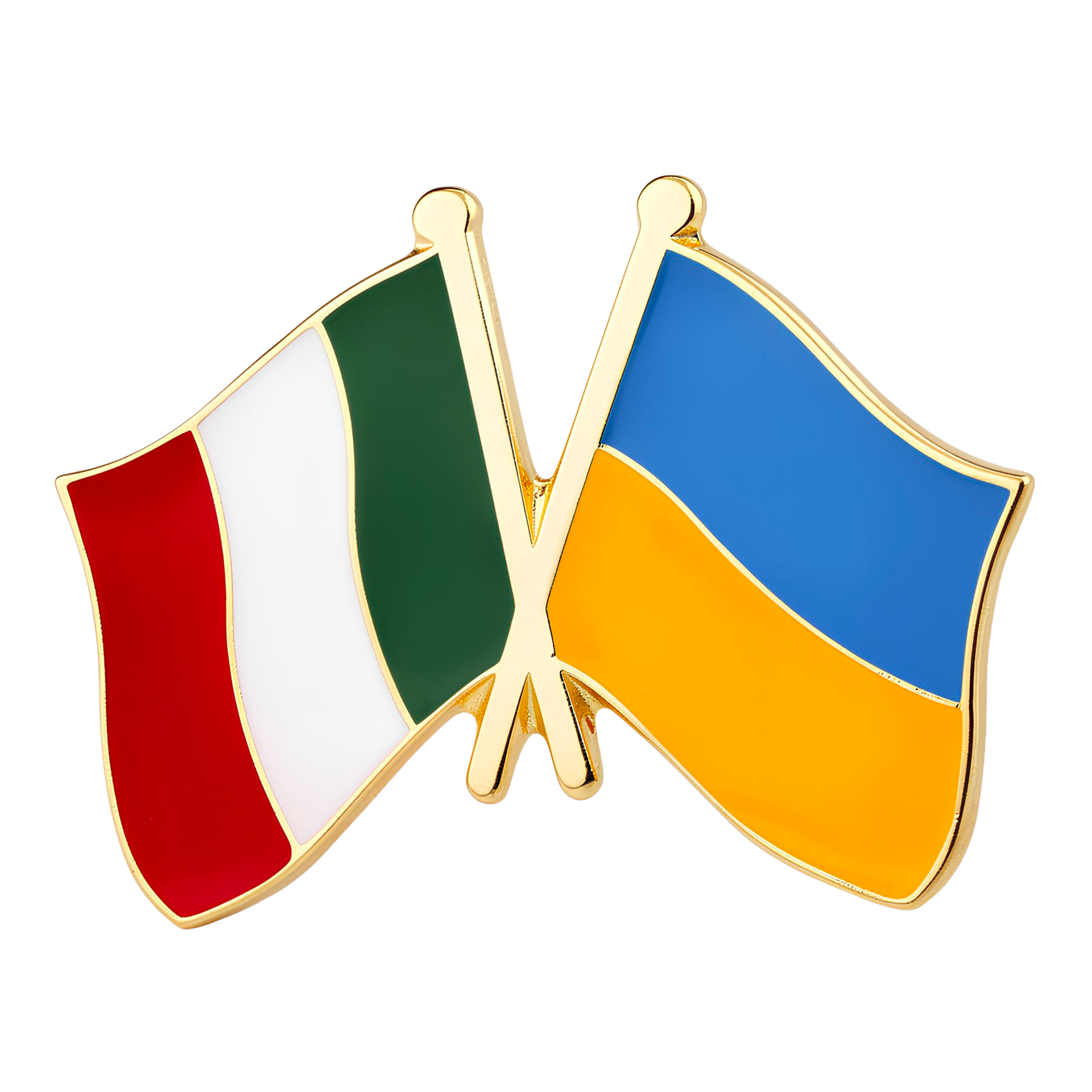 Pin de la amistad entre Italia y Ucrania  Imagen principal del producto