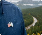 USA & Israel Friendship Pin Badge