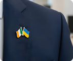Ireland & Ukraine Friendship Pin Badge