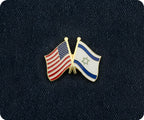 USA & Israel Friendship Pin Badge