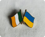 Ireland & Ukraine Friendship Pin Badge