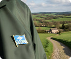 Isle of Wight Regional English County Flag Pin Badge