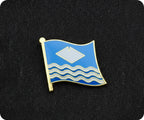 Isle of Wight Regional English County Flag Pin Badge